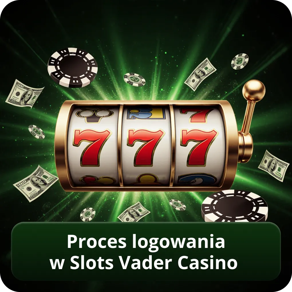 Proces logowania w Slots Vader Casino